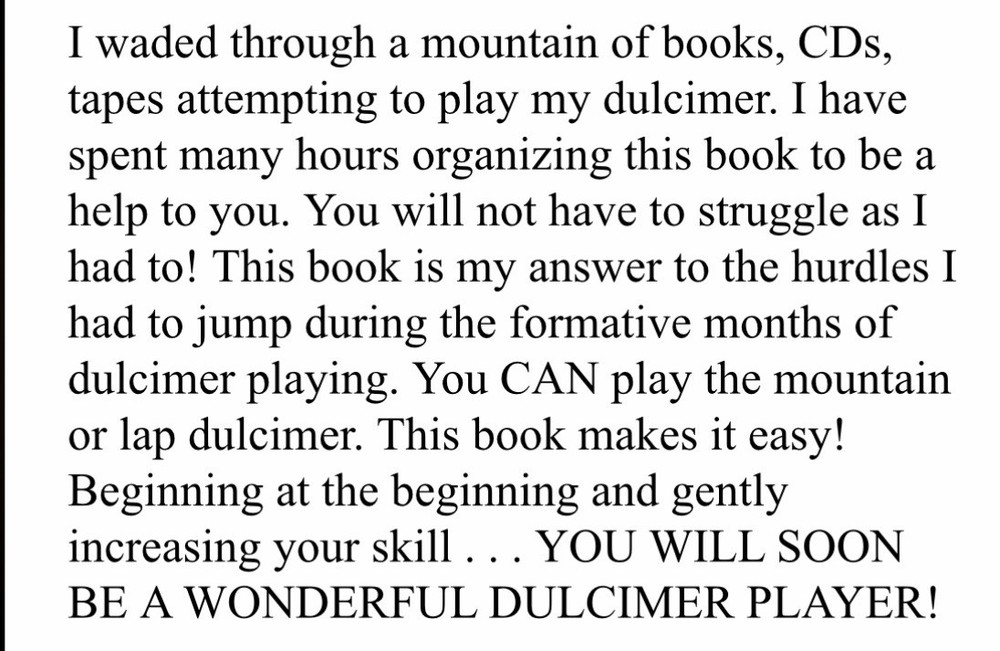 Playing The Mountain Dulcimer Made Easy Vol 1