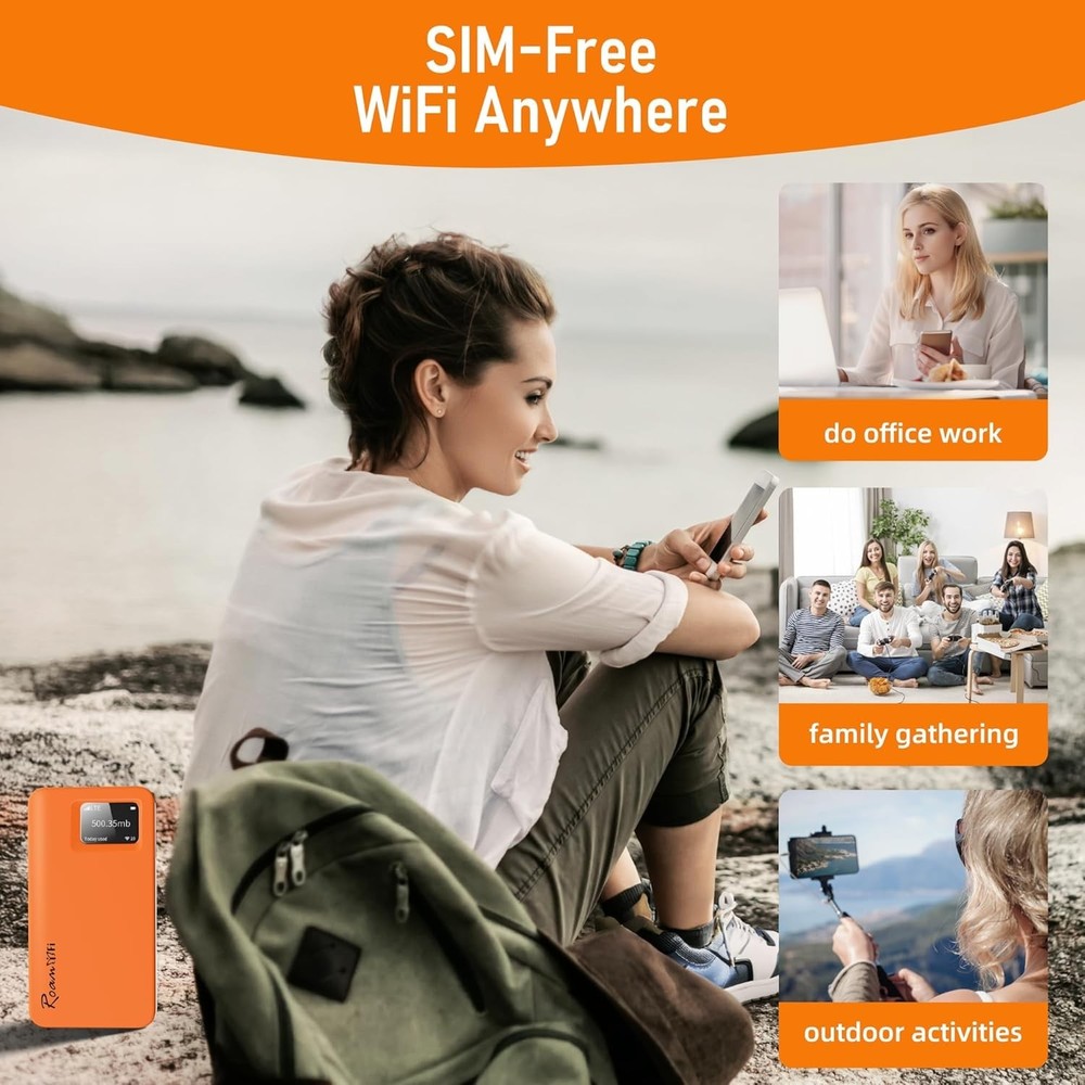 Global High Speed Hotspot - RoamWiFi 10 Connected Devices