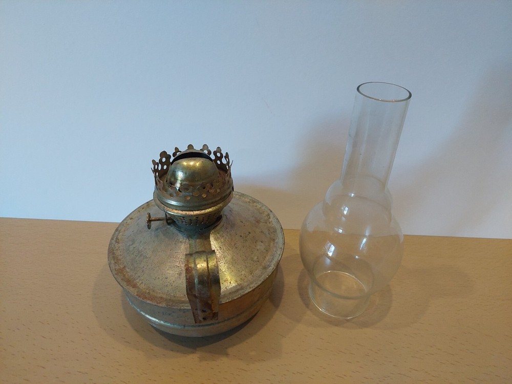 Soviet Vintage Kerosene Lamp. USSR original. Works. 1
