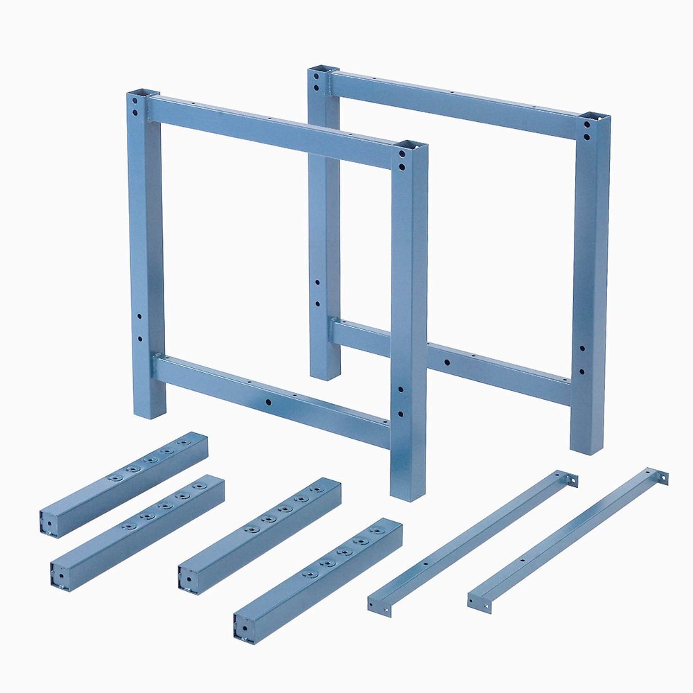 Production Workbench - Plastic Laminate Square Edge - Blue 96"W x 30"D
