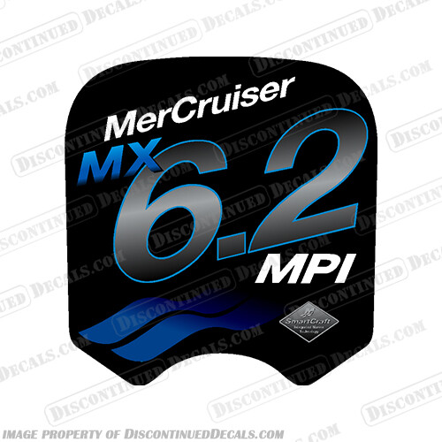 Fits Mercruiser MX 6.2 MPi Decal - Blue