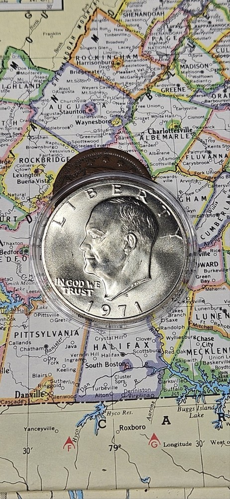 ICONIC IKE  1971-S Eisenhower Dollar 40% SILVER
