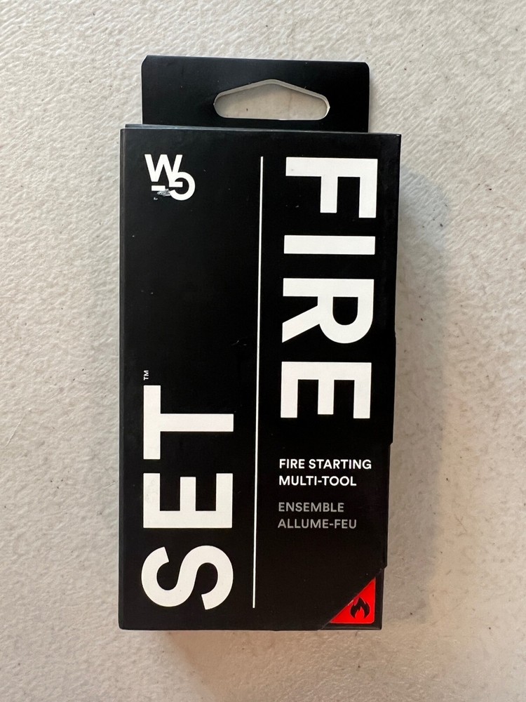 Wolf & Grizzly Fire Set Adventure Gear Camping Accessory Stainless Steel