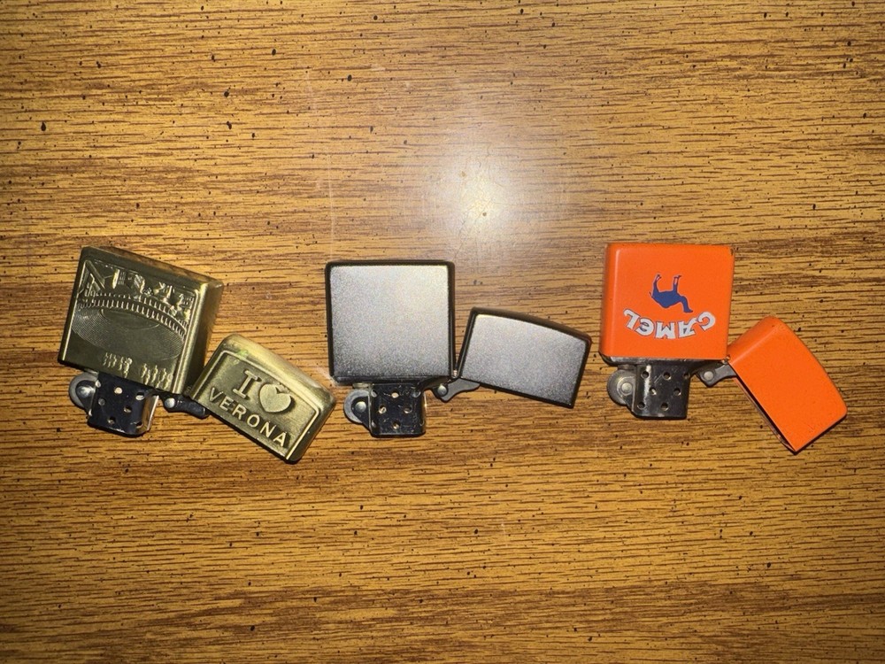 Lighters- Camel, Zippo, Etc