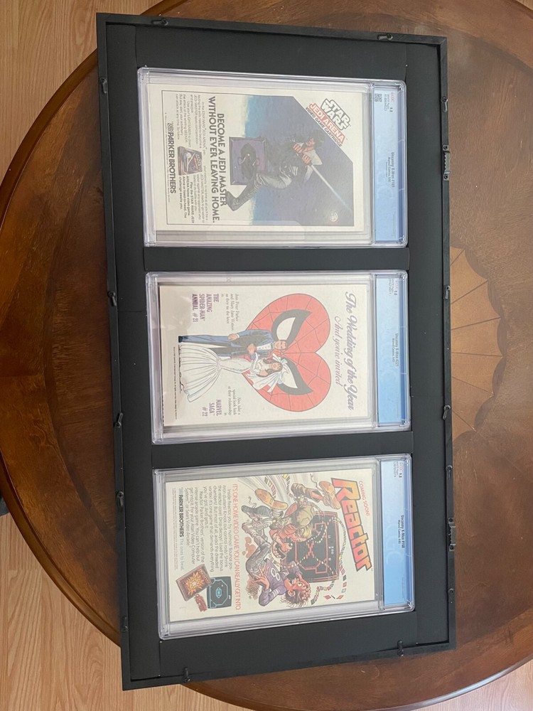 CGC Graded Comic Book Display Case 1x3 - Picture Frame - Reg Acrylic Window