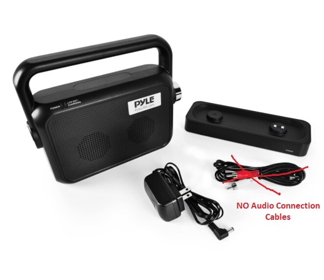 Pyle PTVSP18 Wireless TV Speaker Transmitter & Receiver Comfort Hearing System