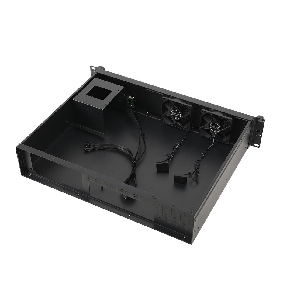 2U Network Server Rack Cabinet Chassis Rackmount Computer Case Enclosure ITX ATX