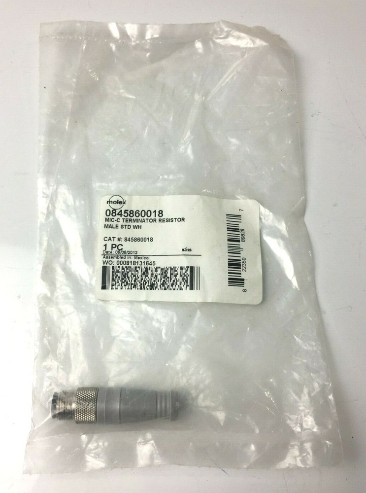 MIC-C Terminator Resistor Male STD WH 0845860018