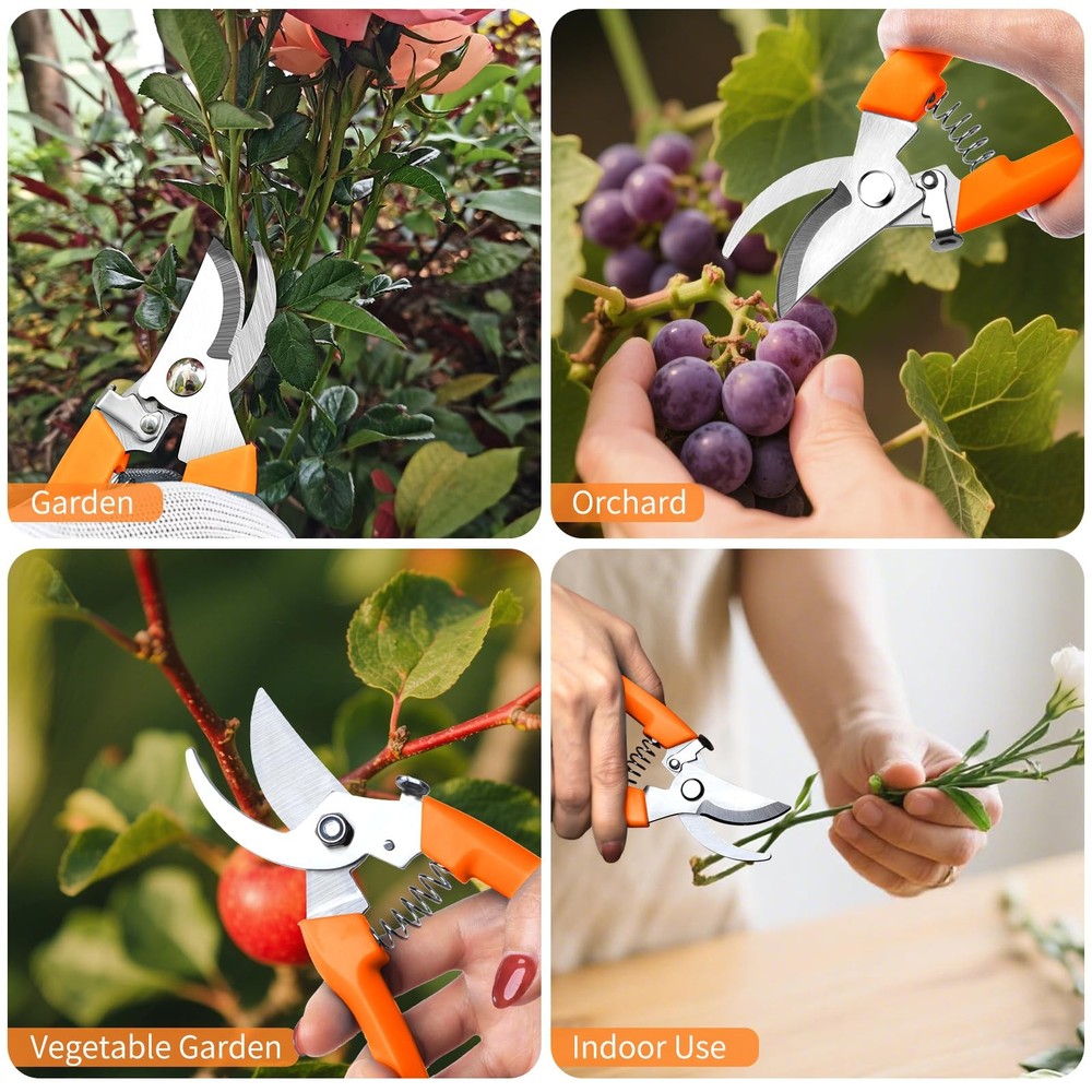 Flower Scissors, Flower Shears High Strength Steel Sharp, Ergonomic Handle Pr...
