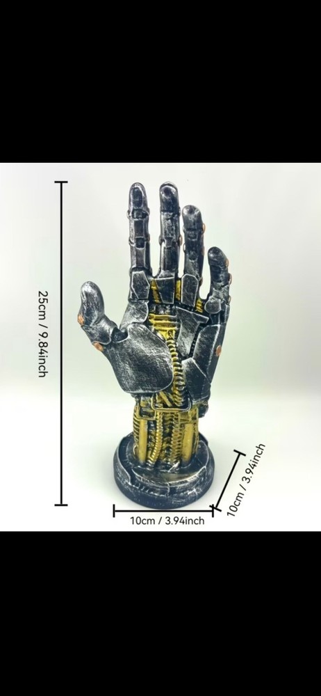 Cyberpunk Silverhand Mechanical Hand Gaming Controller Holder Stand “LEFT HAND”