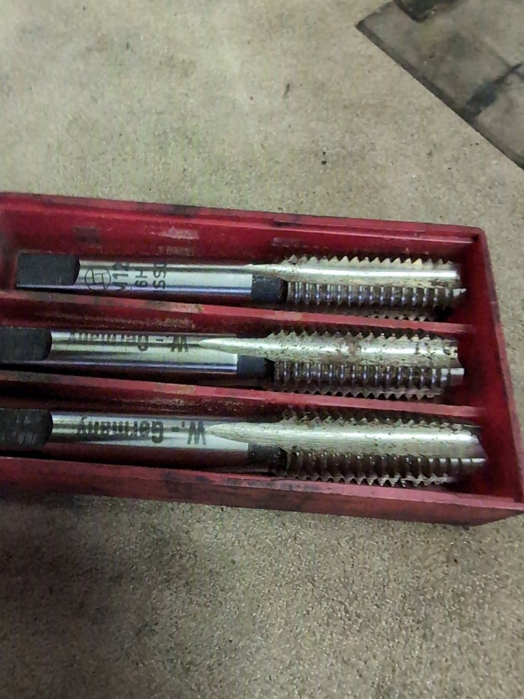 W.Germany M12 X 1  6H Tap Set