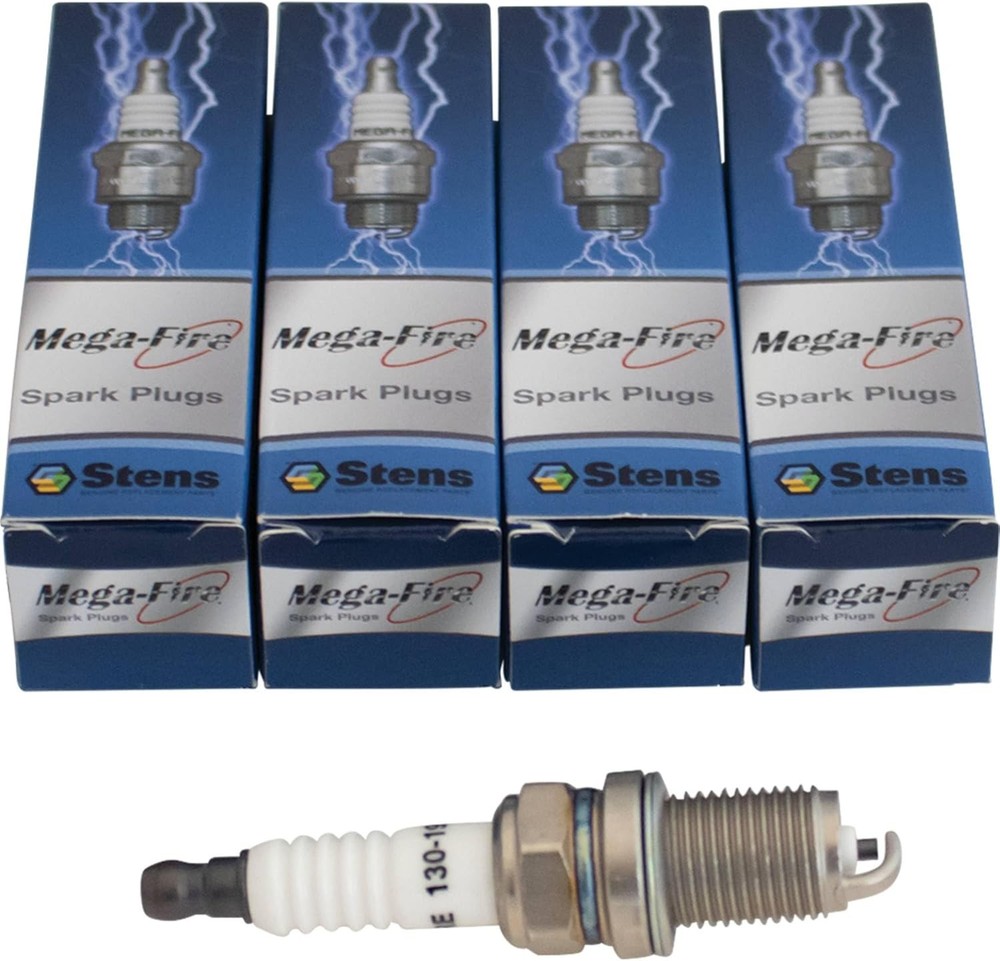 Mega-Fire Spark Plugs, 130-191-4, 4-Pack