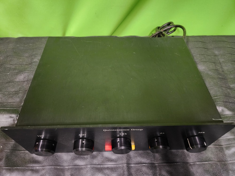 Vintage QUINTESSENCE GROUP AUDIO Stereo Equalizer EQ