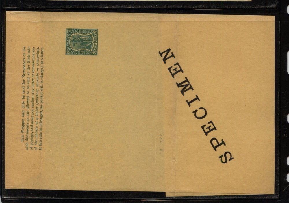 Montserrat    wrapper   specimen      unused     MS0106