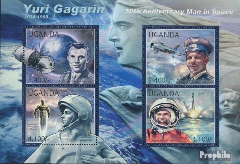 uganda 2844-2847 Sheetlet (complete issue) unmounted mint / never hinged 2012 fi