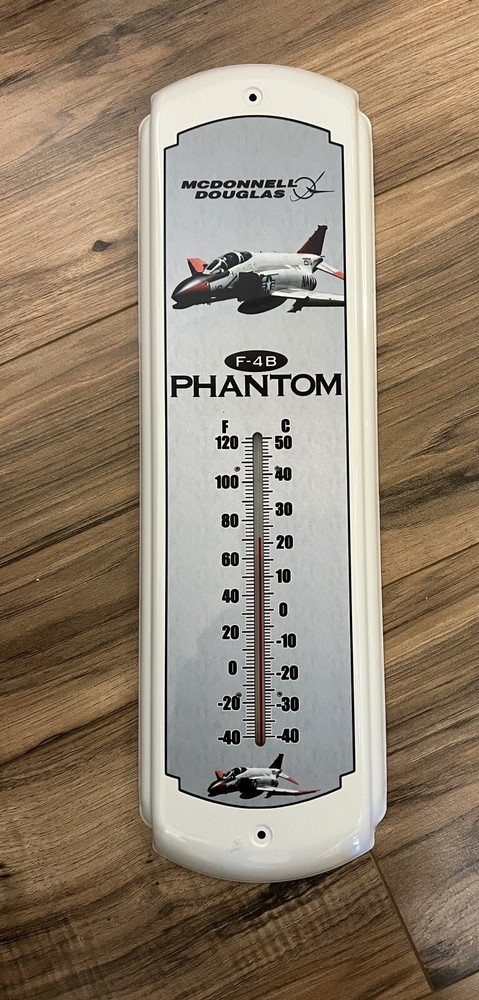 17" McDonnell Douglas F-4B Phantom Thermometer / FREE SHIPPING