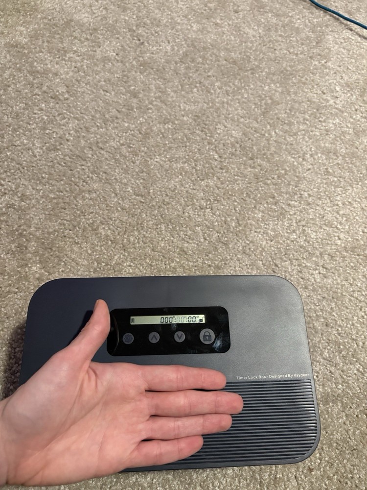 Timed Lock Box Secure Container for Valuables, Cell Phone Snacks with Timer