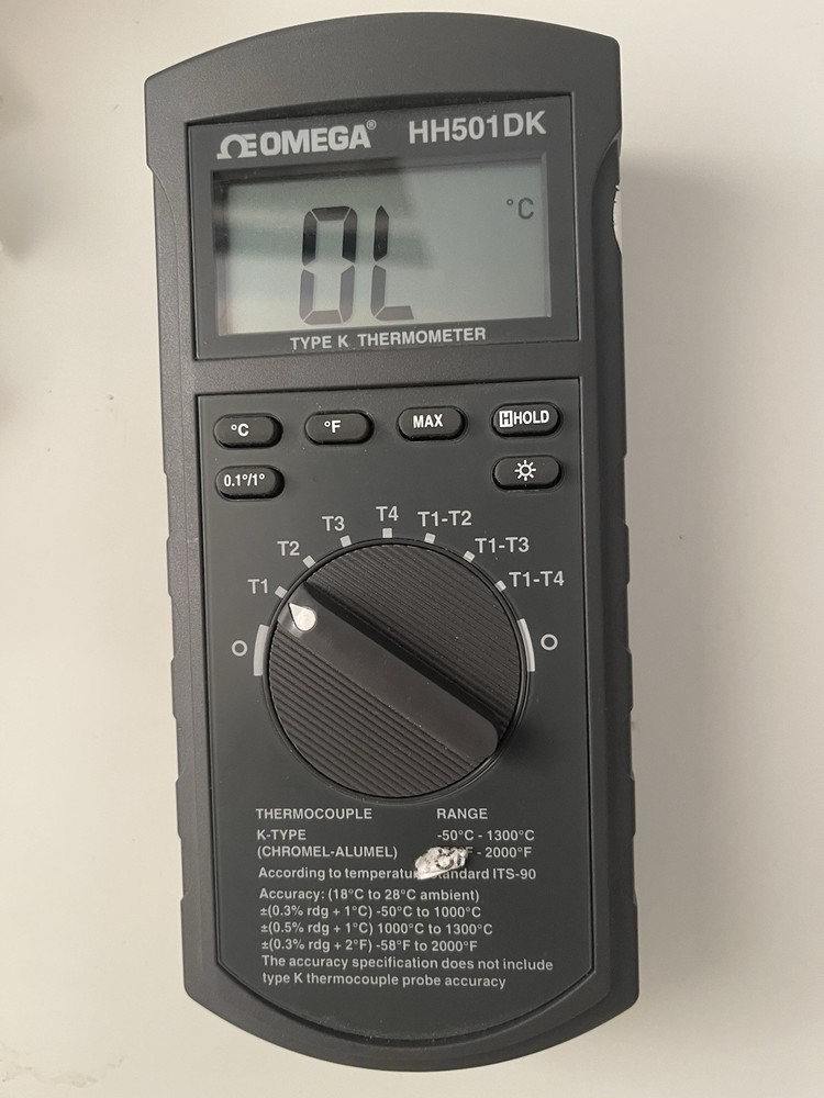 Omega HH501DK, Thermocouple Tester