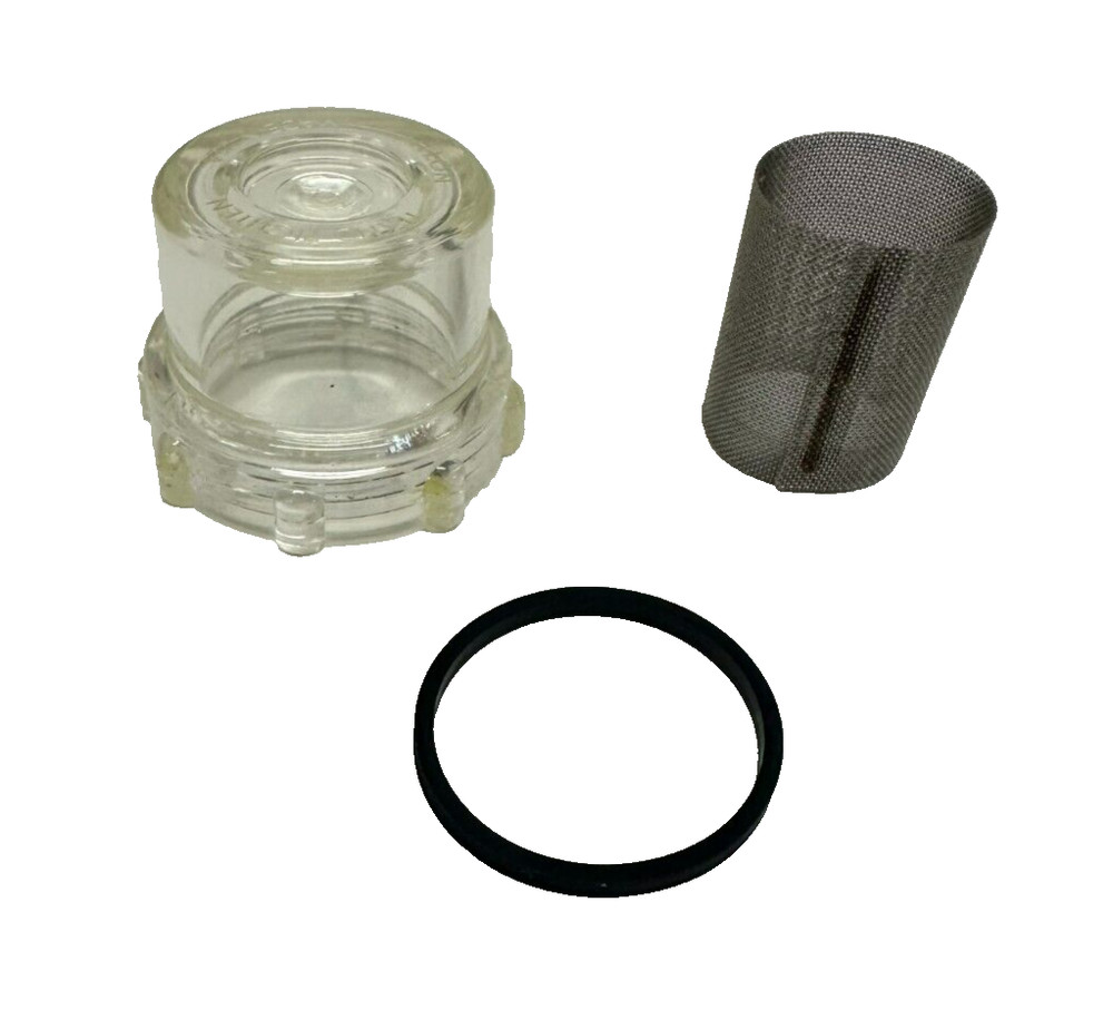Shurflo 255-215 RV Water Pump Strainer Screen Seal & Cover For 255-215 Marine