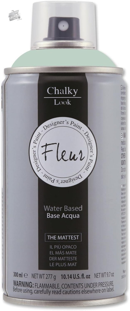 FLEUR Chalk Paint Spray, Extra Matte, Odorless Water, Multisuper
