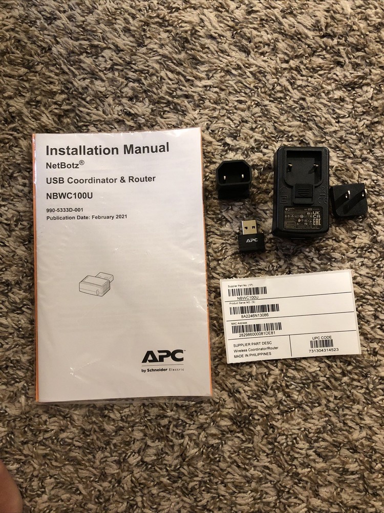 NetBotz Wireless Accessory USB Coordinator & Router - APC Schneider.