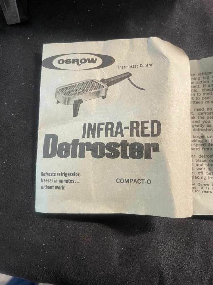 OSROW Compact Infra-Red Defroster- WORKS