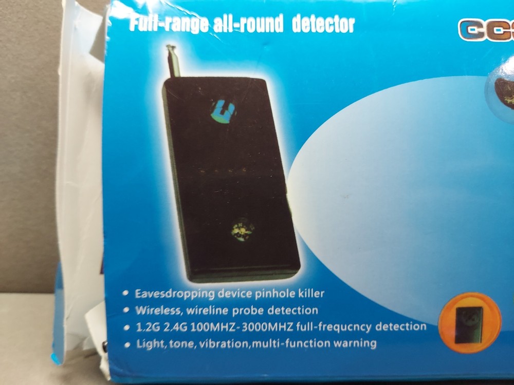 Full Range All-Round Detector CC308+Eavesdropping device Open box