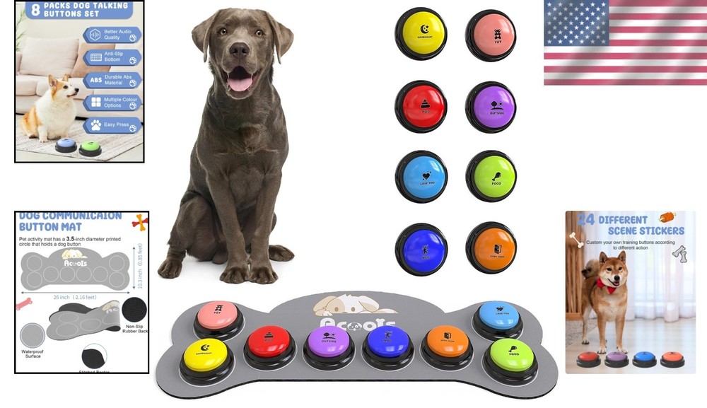 Interactive Dog Speech Buttons