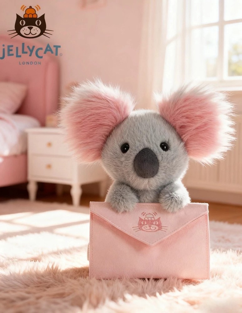 Jellycat Koala With Message Valentines collection 2026 Authentic NWT
