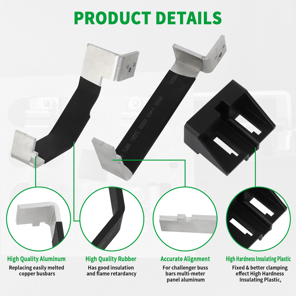 US Buss Bars Insulator Kit For Challenger Main Breaker Multi-meter Panel Billet