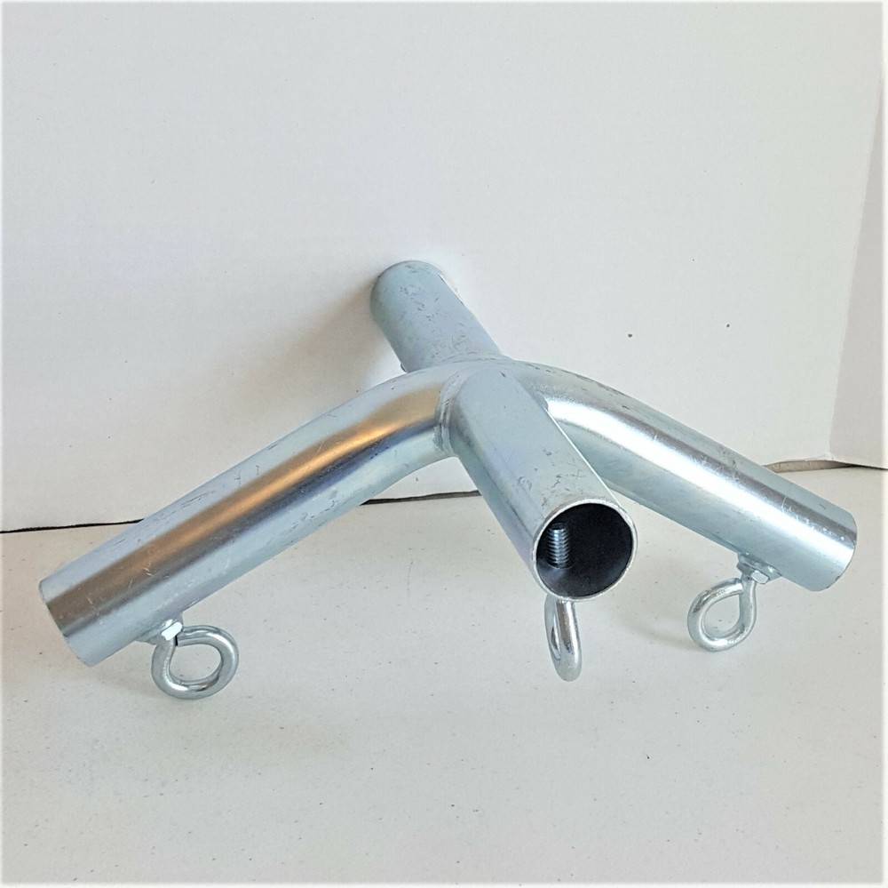 4 Way High Peak Edge Side Top Center Canopy Fitting w/EYEBOLT (FB4G) 1" pipe