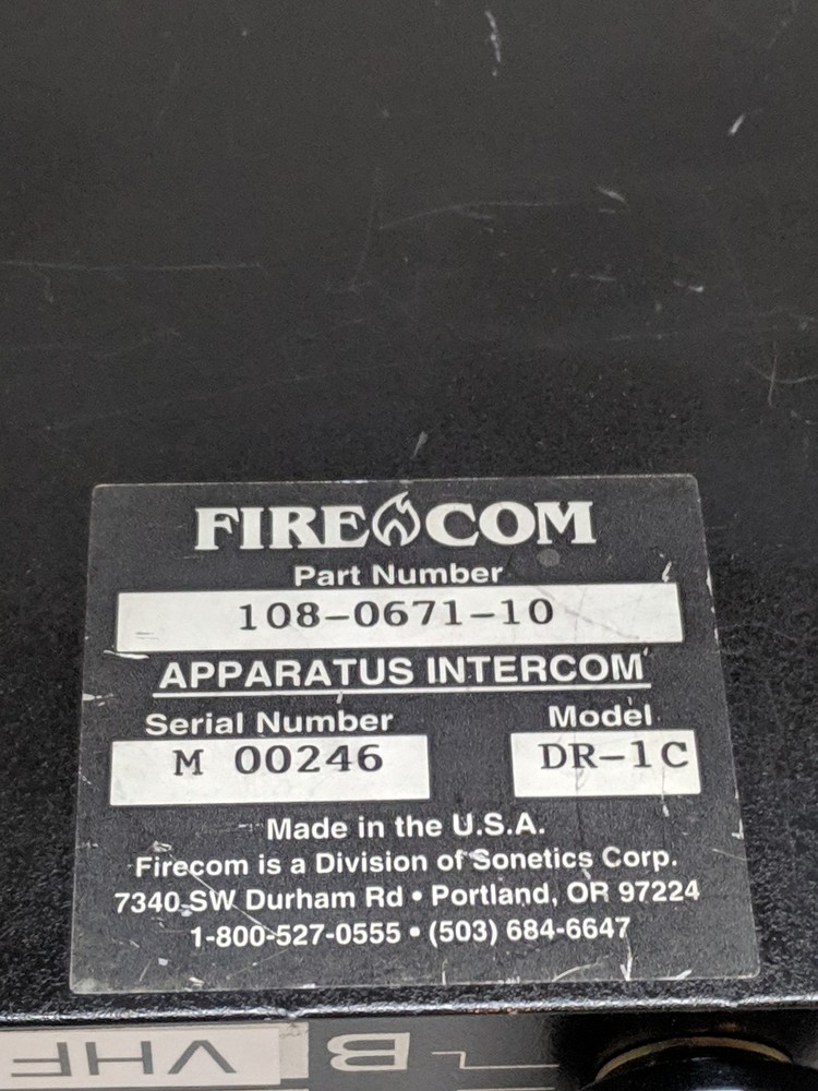 Firecom Dual Radio Interface DR-1C