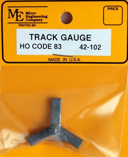 Micro Engineering 42-102 HO Code 83 3 Point Track Gauge