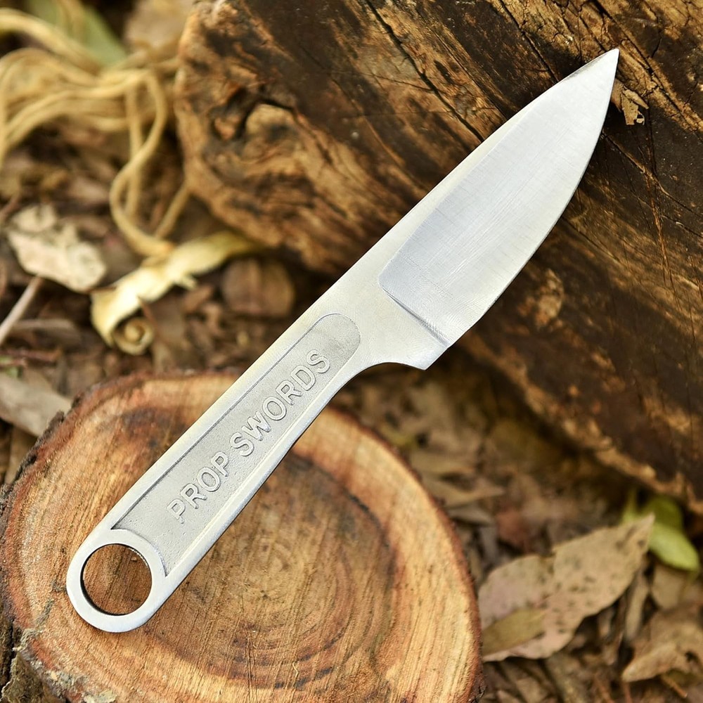 Razor Sharp Mini Fixed Bar Blade Knife with Genuine Kydex Sheath