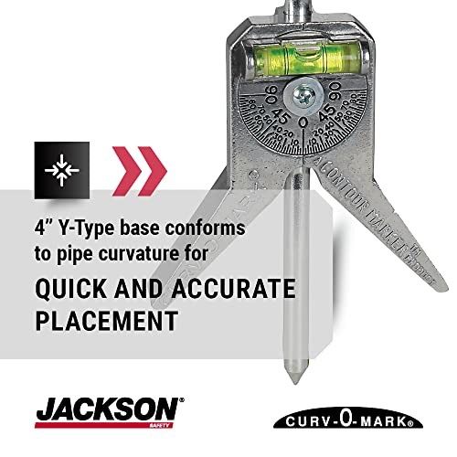 Pipe Marker Centering Tool - Standard 4" Y-Type 1/2” to 4” diameter pipes