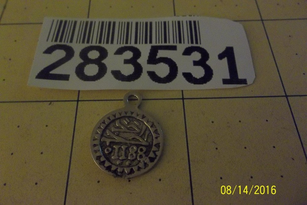 Sterling 1313 1188 II88 disc charm