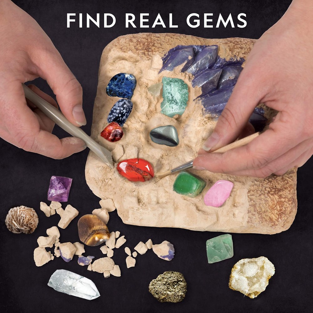 NATIONAL GEOGRAPHIC Mega Gemstone Dig Kit for Kids