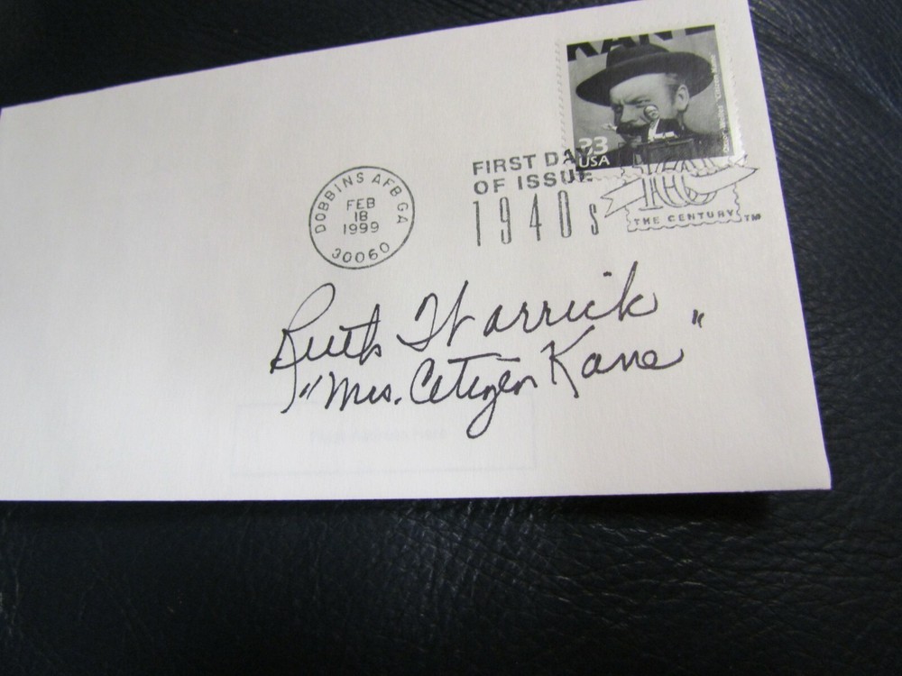 Ruth Warrick Signed Autographed First Day Cover Envelope