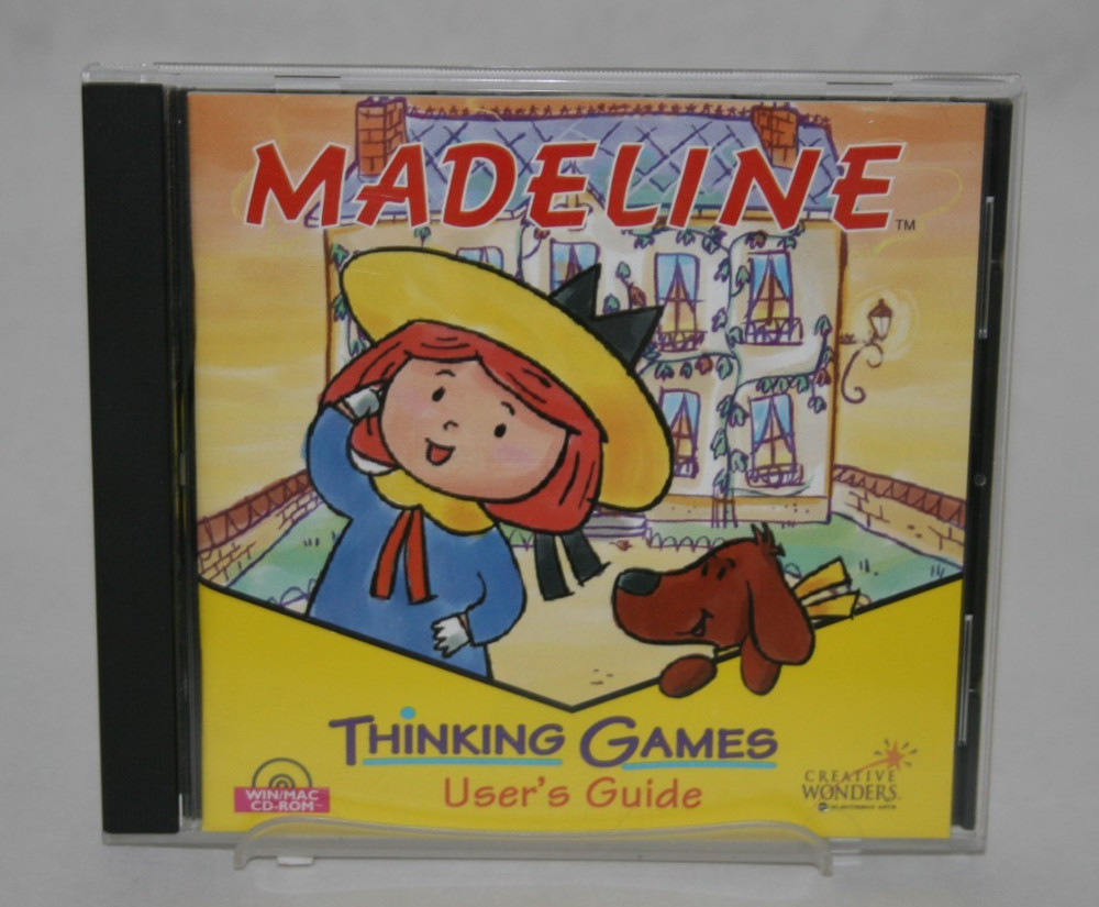 Madeline Thinking Games User's Guide CD Creative Wonders Electronic Arts