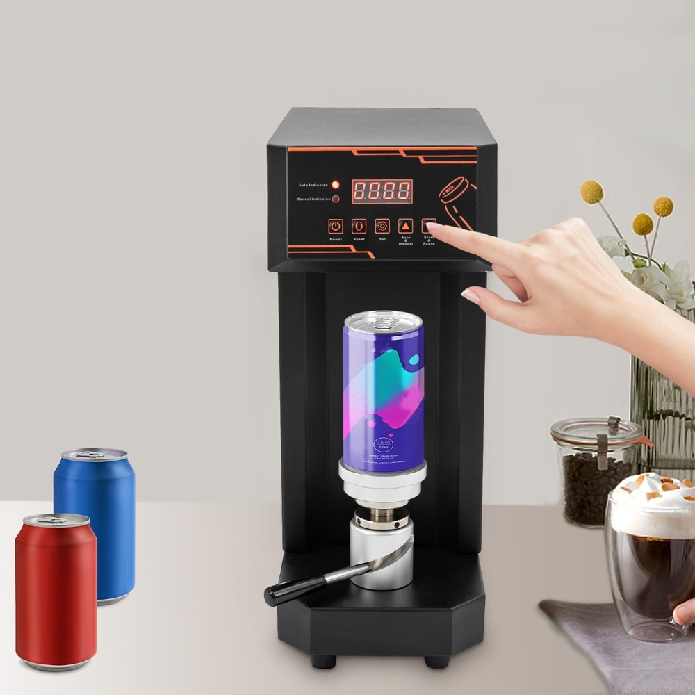 Electric Manual Automatic Can Sealer Machine with Ergonomic Handle