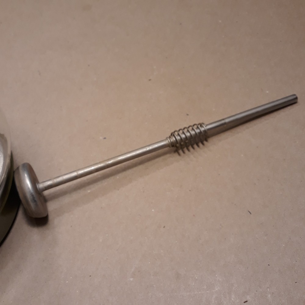 SUNBEAM COFFEEMASTER PERCOLATOR GREEN GLASS P-BT Missing Push Button On Handle