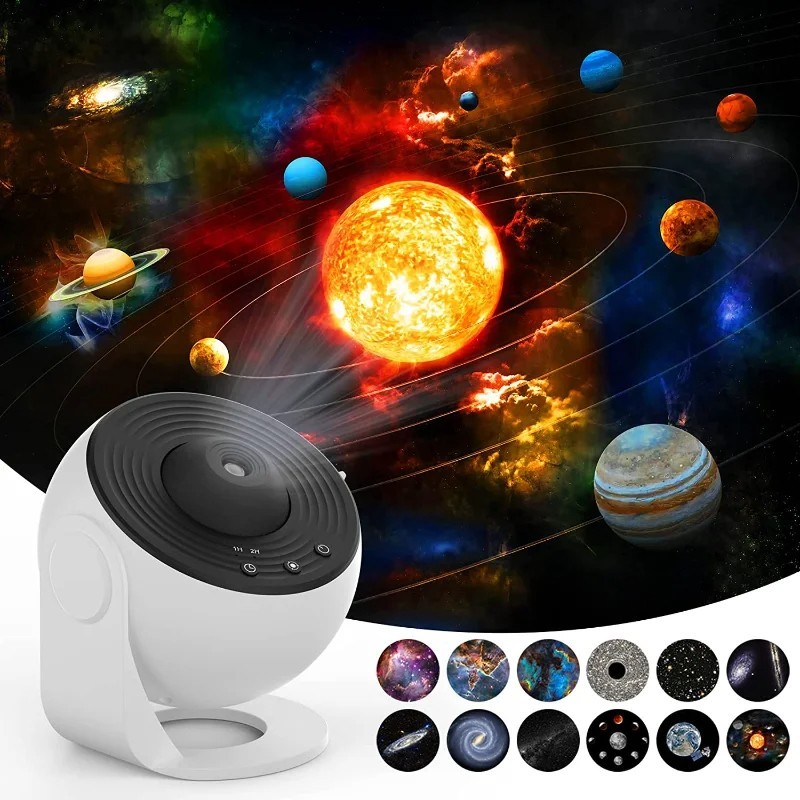astronaut projector galaxy starry sky night light