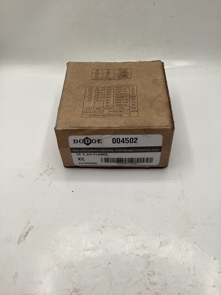 Dodge 004502 D-FLEX Flange Assembly 5S X 3/4 Black