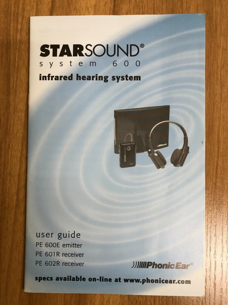 Phonic Ear STARSOUND Infrared Hearing System 600
