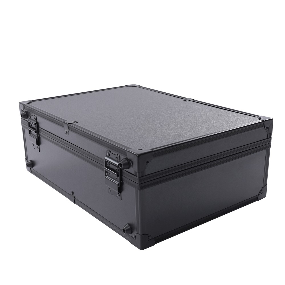 Large Makeup Train Case with LED Light & Mirror - Portable Organizer