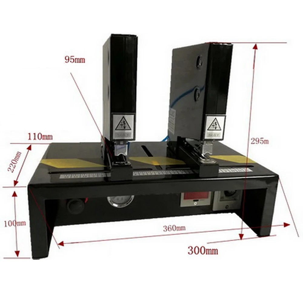Pneumatic Double Head Automatic Stapler Industrial Auto Binding Machine