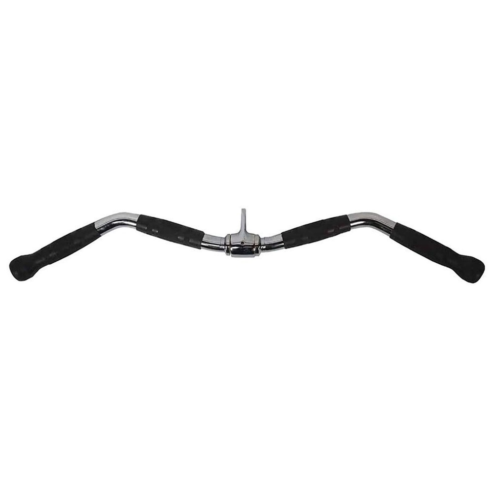Lat Bar Cable Machine Attachment, Curl Pulldown Bar with Full Rotation and Ru...