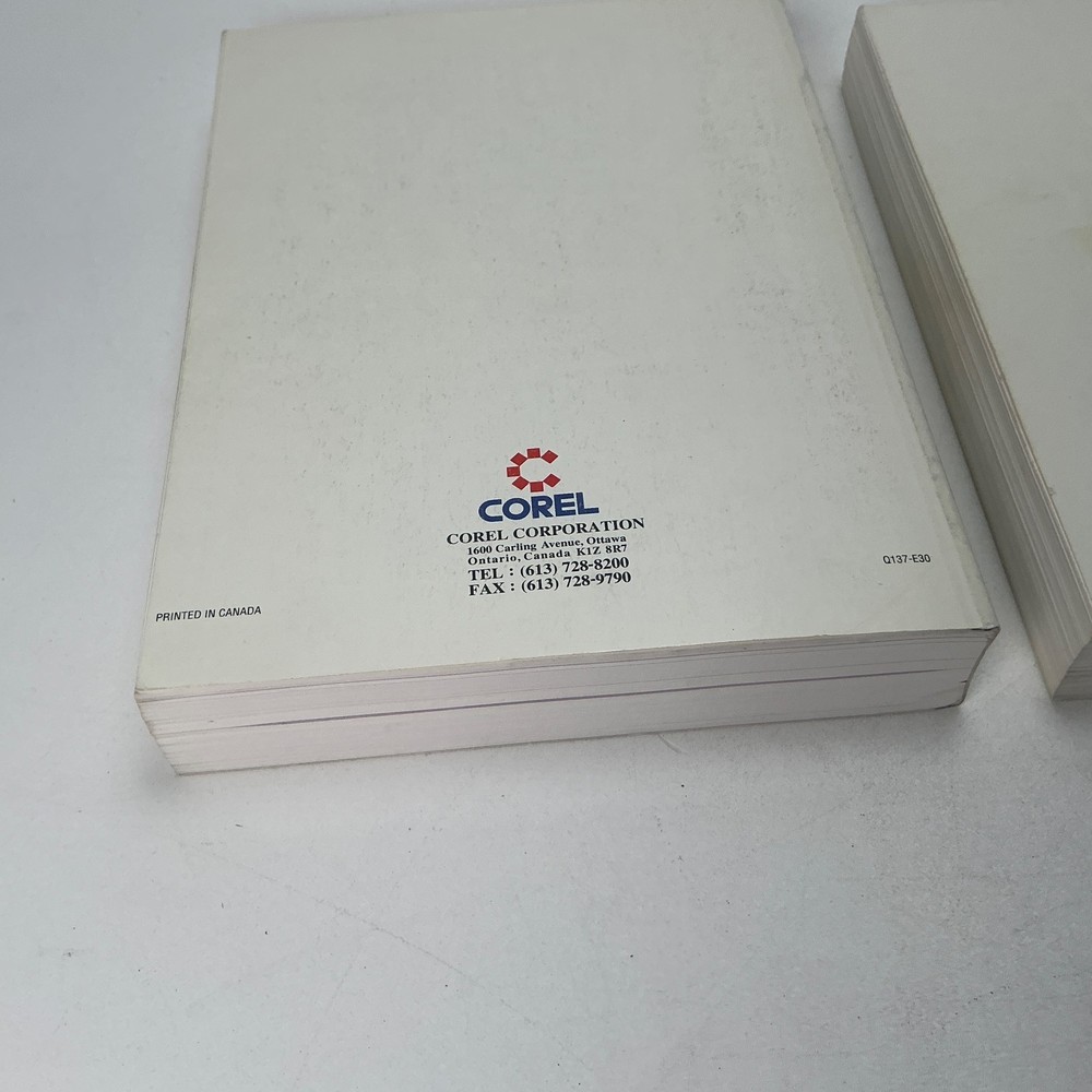 Corel DRAW! 3.0 Vintage Computer Software with Manuals