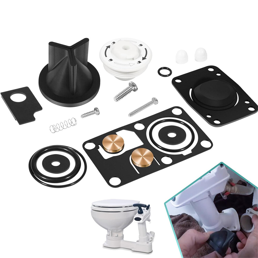 Replace For Jabsco 29045-3000 Twist N Lock Marine Manual Toilet Service Kits