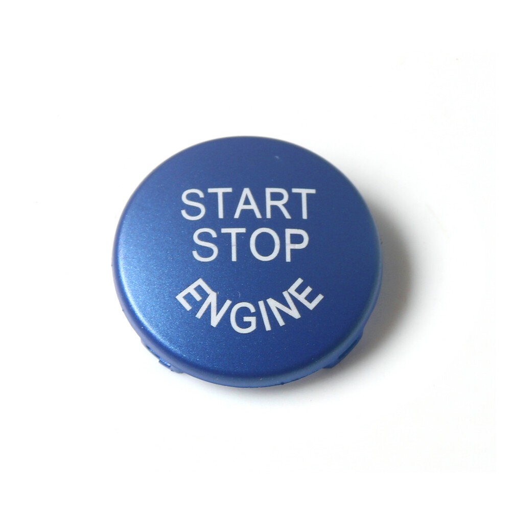 Blue Start Stop Engine Button Cover Switch For BMW E84 E83 E71 E72 E90 E91 E60